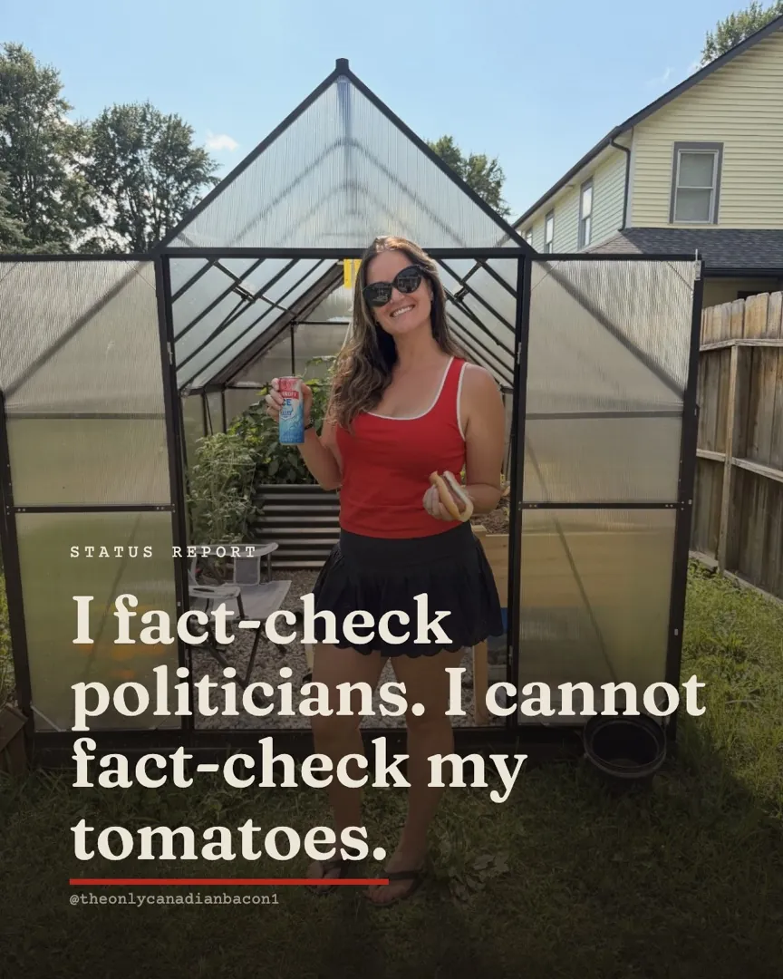 Instagram carousel cover titled Greenhouse Status Report