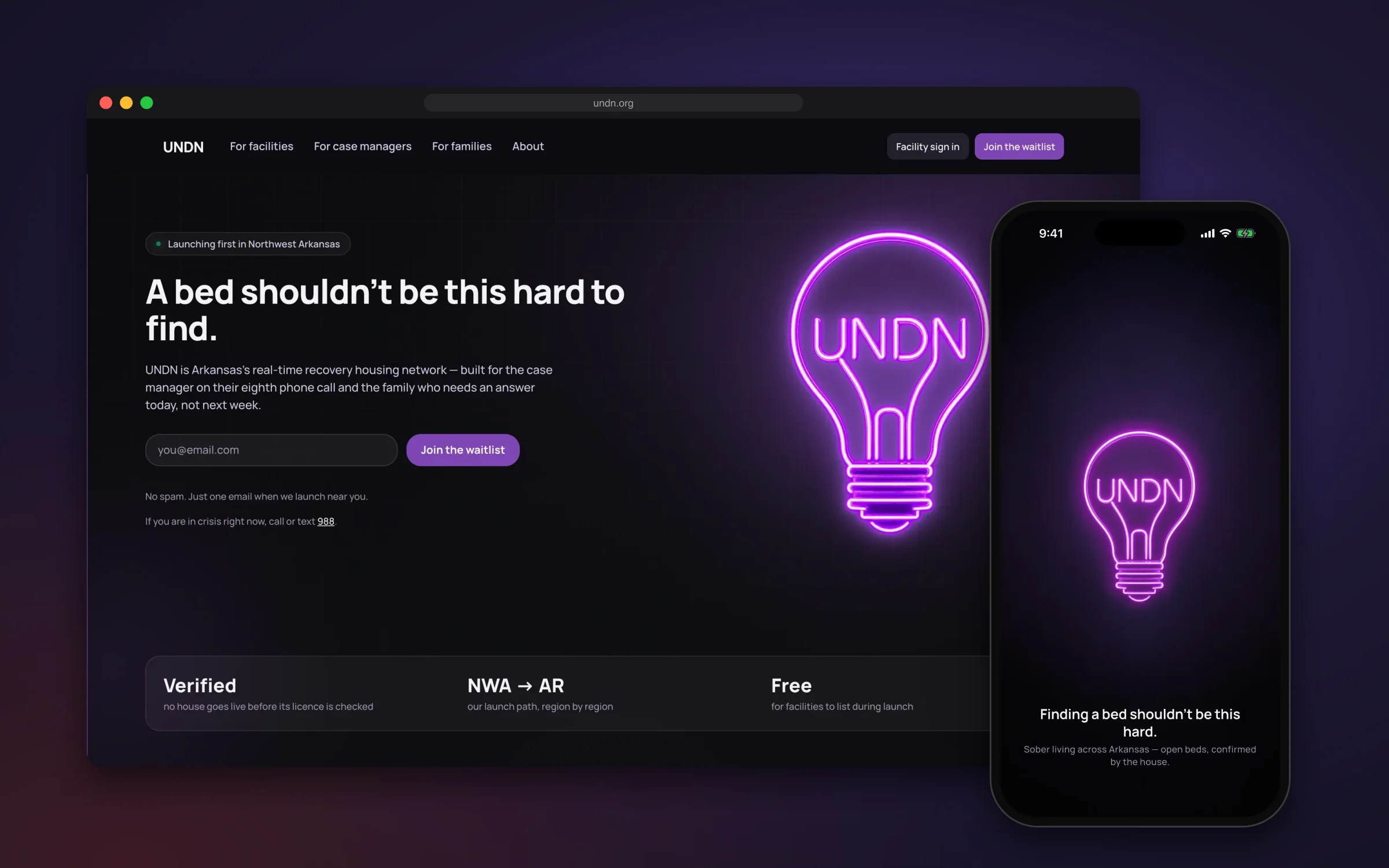 UNDN — hero visual